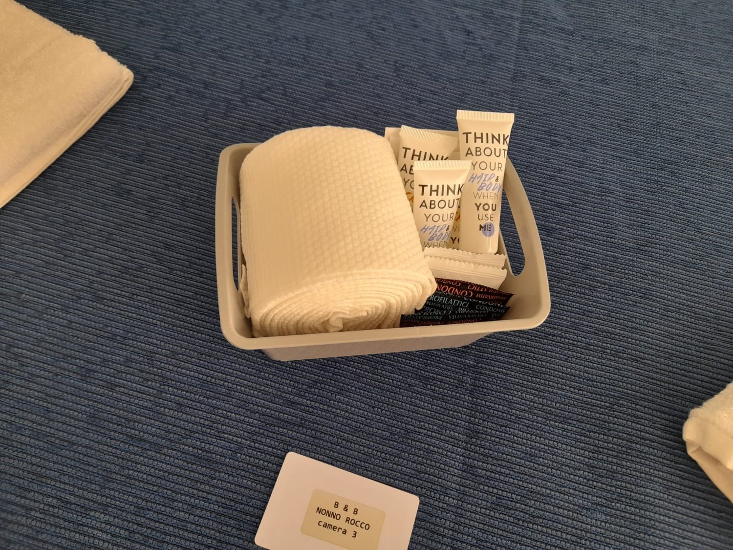 Kit di benvenuto per gli ospiti